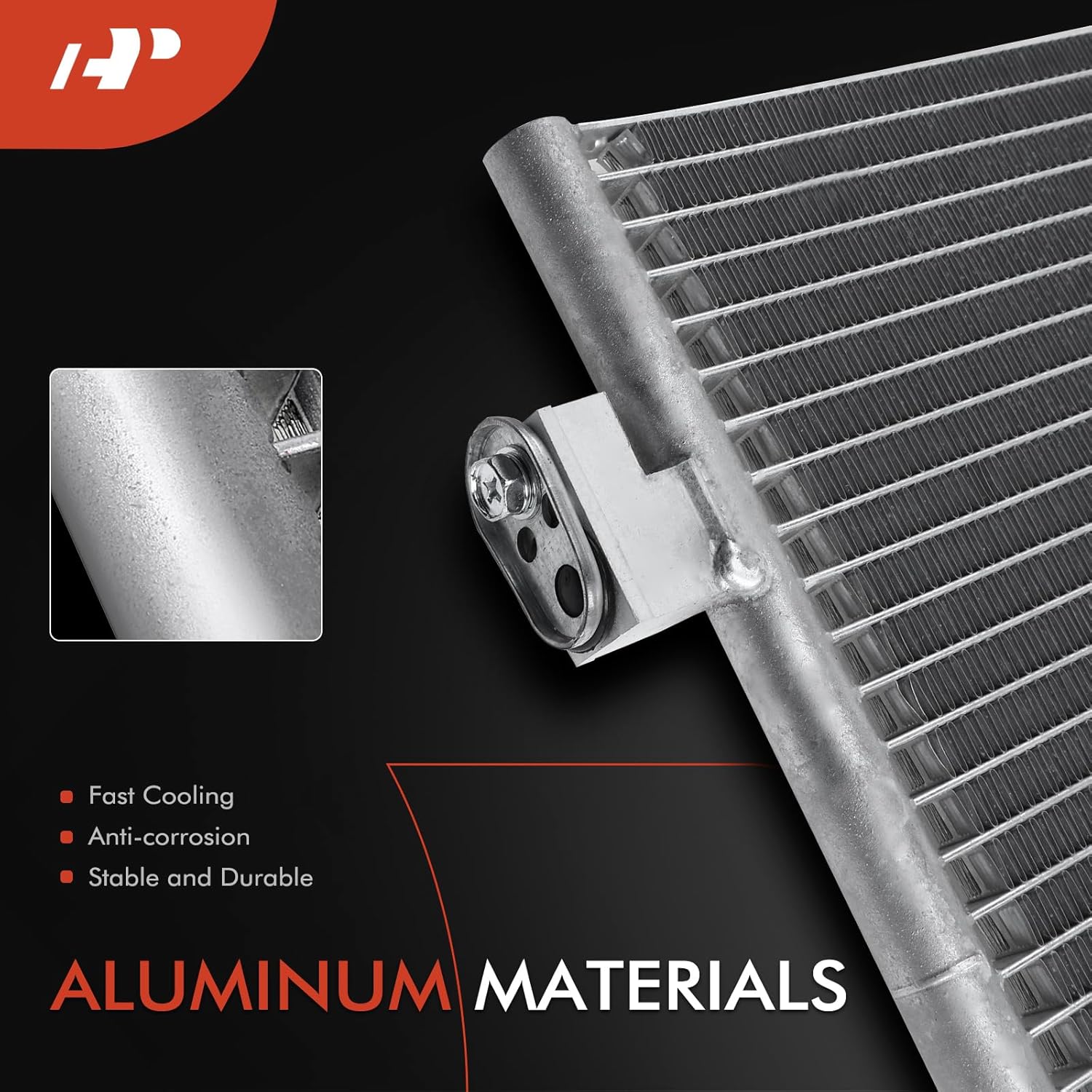 A-Premium Air Conditioning A/C Condenser Compatible with Mini Cooper 2011-2015, Cooper Paceman 2013-2014, 1.6L