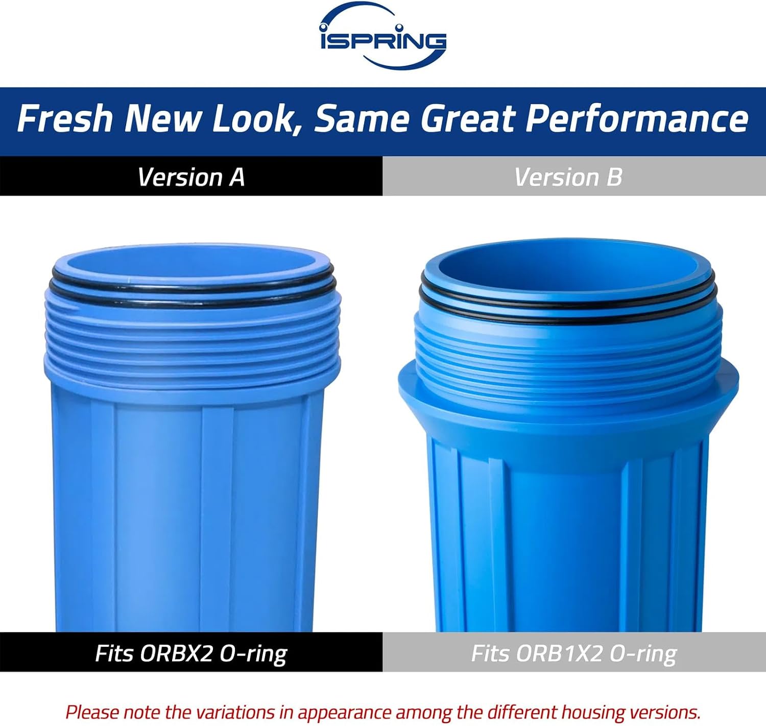 iSpring ORBX2 Replacement O-ring for Whole House Water Filtration Systems - Pack of 2