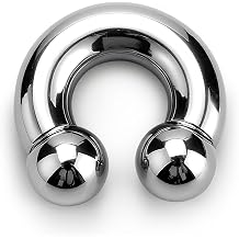 G23 Titanium Septum Ring Horseshoe Pincher Spike Nose Piercing Jewelry