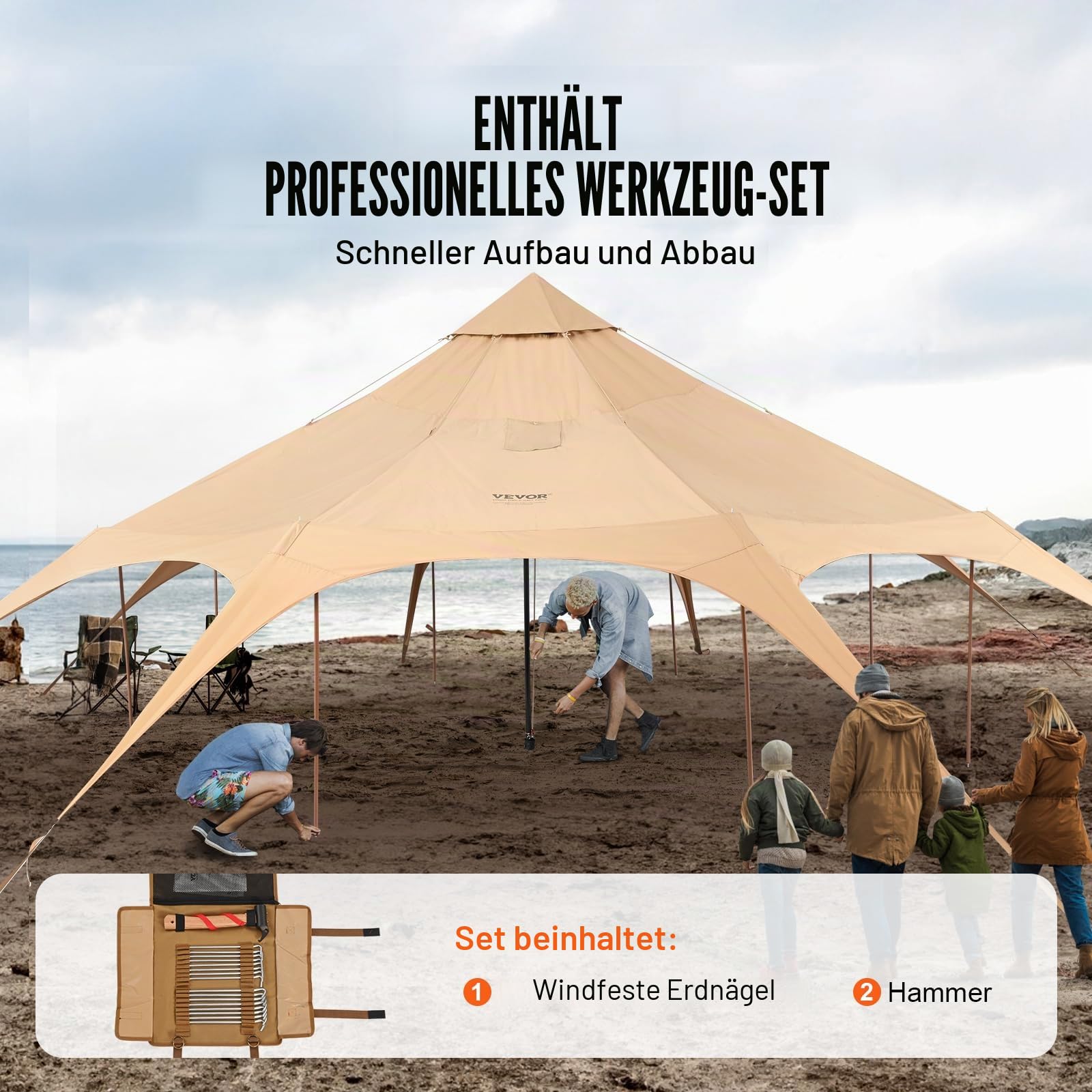 VEVOR Zelte, Segeltuchzelt