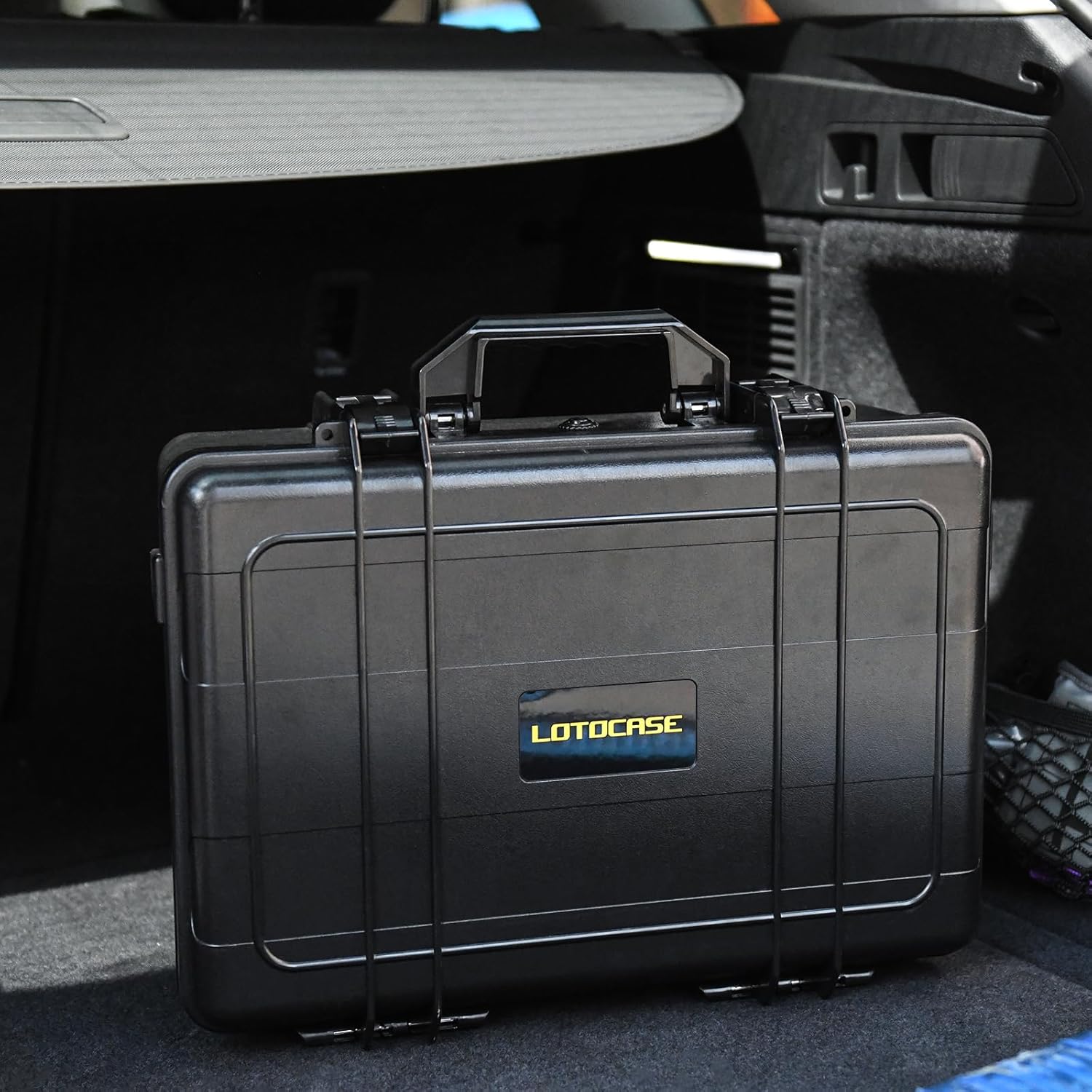 Air Compressor Hard Case Compatible with DEWALT 20V MAX Tire Inflator DCC020IB, Air Pump Storage Carrying Bag for DEWALT DCC020IB Tools, with Pocket for Battery Pack and Charging （ CASE ONLY
