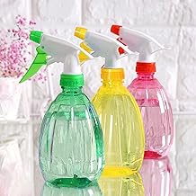 3 Pieces Colorful and Transparent 500ml Spray Bottles, Reusable Empty Spray Bottle with Trigger, Spray Bottle 2 Settings, for Household, Cleaning, Gardening, Hairdresser