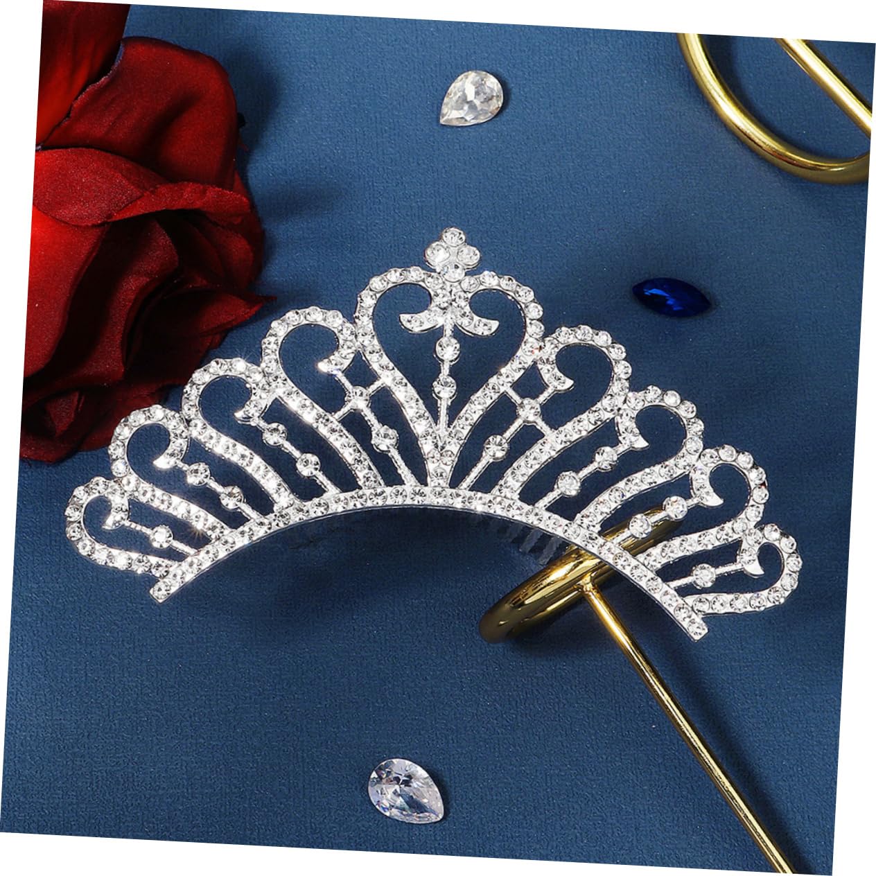 DOITOOL 5 Stück Haarschmuck Für Hochzeiten Braut-haarkamm Seitlicher Haarkamm Clip Stilvoller Kopfschmuck Krone Geeignet Für Haartypen