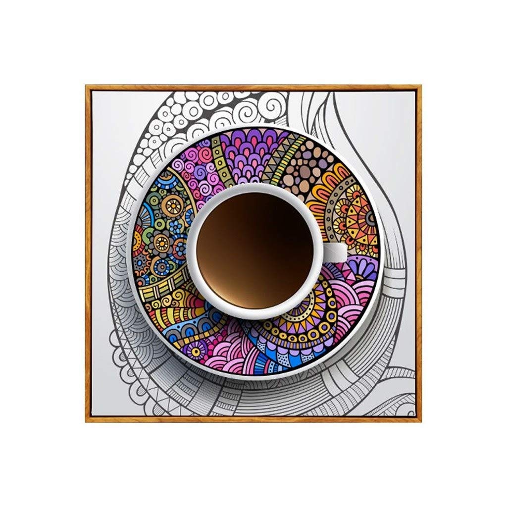 Peinture décorative café cadeau nouveauté art mural salon 82cm