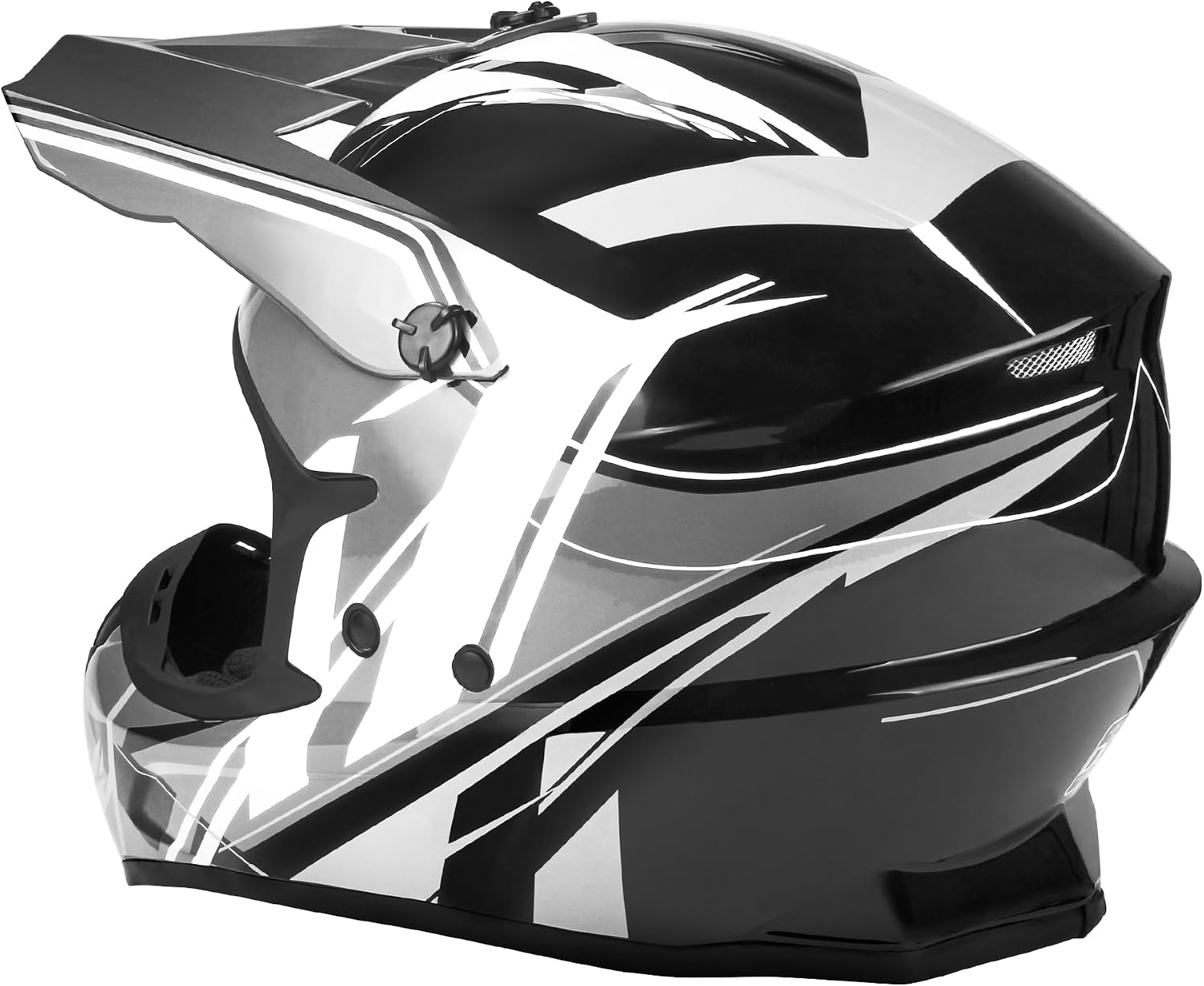 JAGASOL DOT Off Road Dirt Bike Motocross Helmet for Adults Men and Women, Dual Sport Full Face Motorcycle Helmet, ATV MX BMX Offroad Dirtbike Riding Helmet, DOT Approved