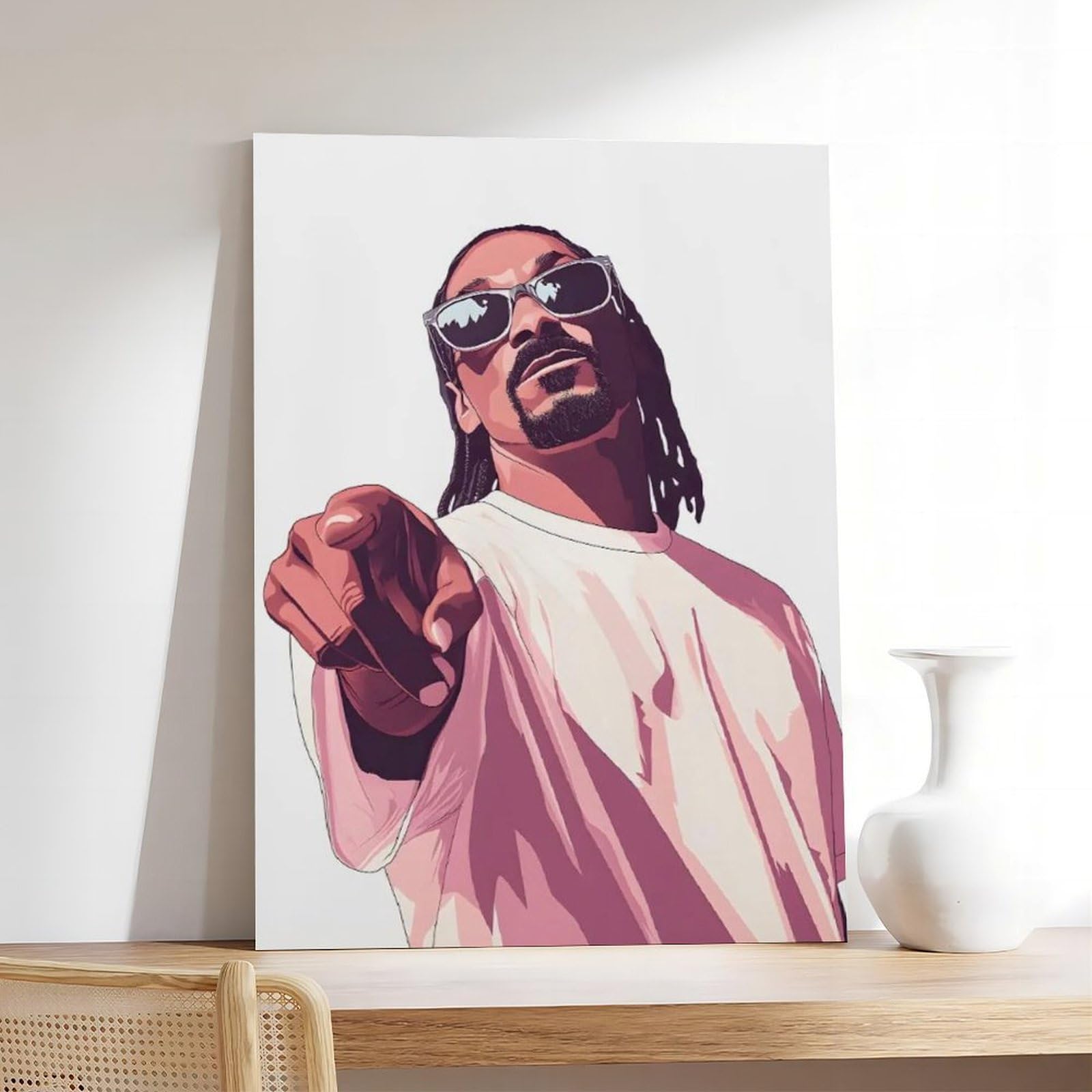 Poster moderno hip-hop su tela da parete decorazione artistica da parete stampa dipinti per soggiorno camera da letto decorazione 61 cm L x 91,4 cm W