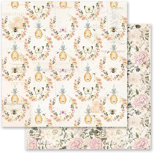 Vista 7 de Prima Marketing Miel Collection - Bloc de papel de 8 x 8 pulgadas, 32 hojas, diario, álbum de recortes