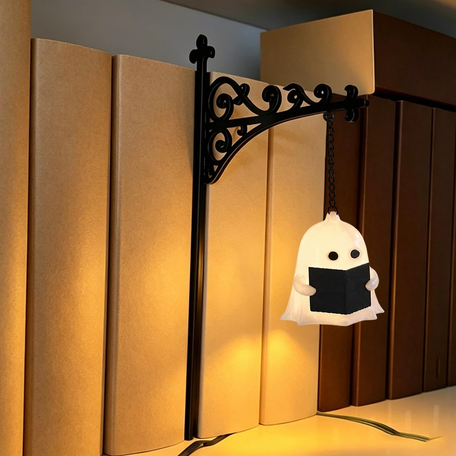 ​Miniature Bookshelf Lantern Lighting, Library Nook Light