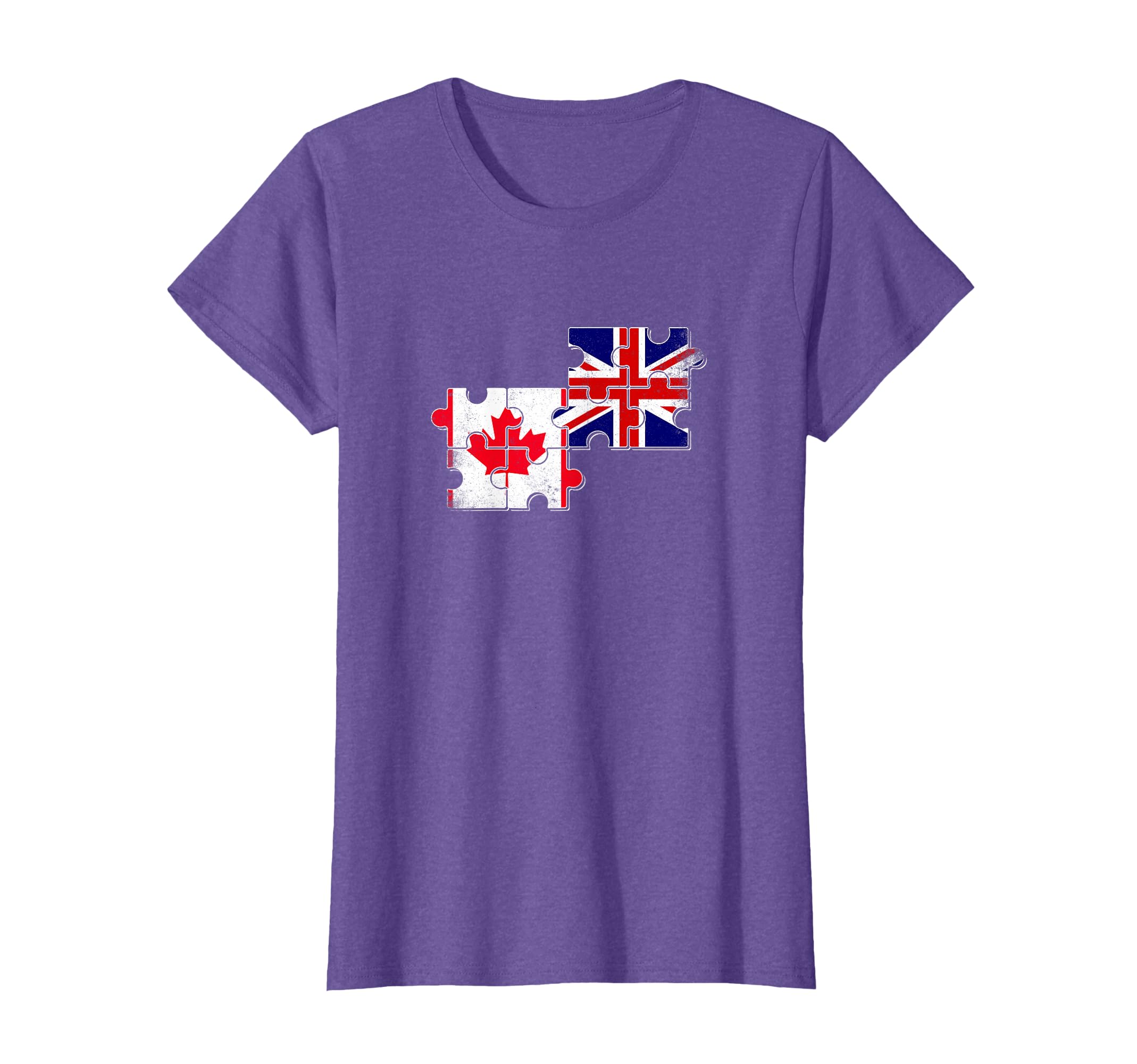 Canada UK Vintage Flag British Canadian T-Shirt