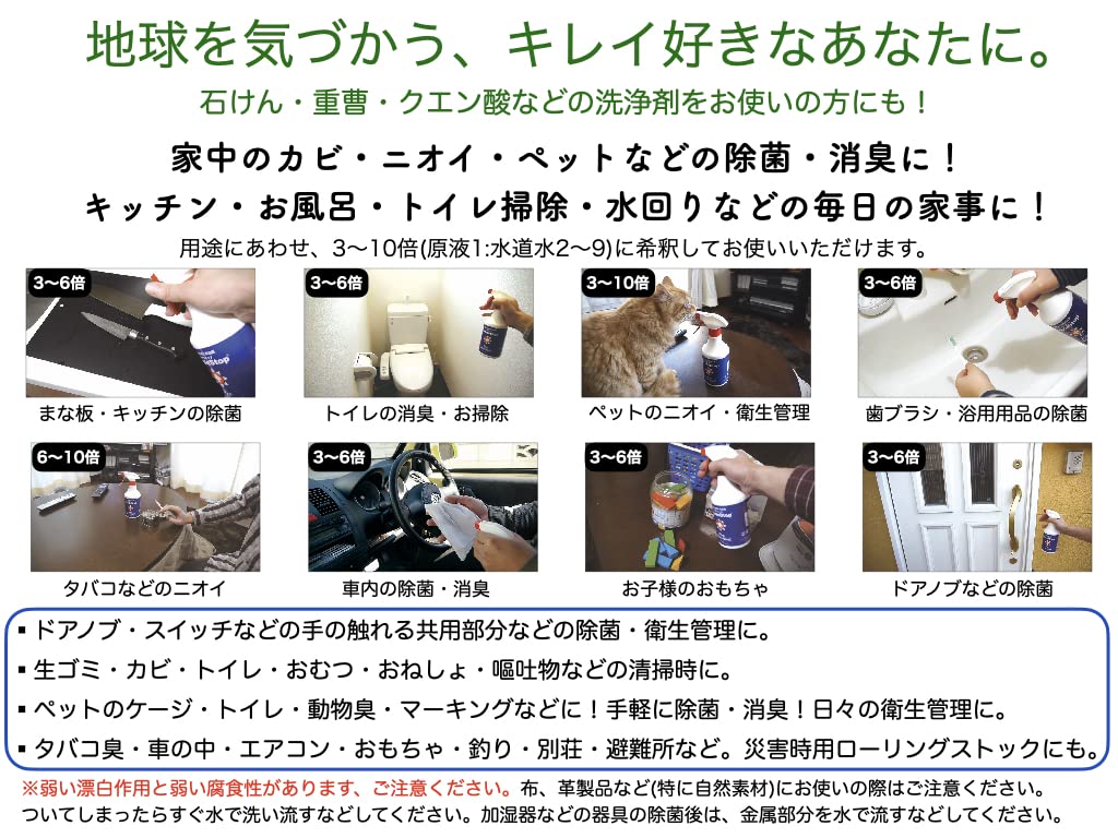 Amazon.co.jp: 【希釈用3～10倍原液 1000mL】パンデストップ 除菌・消