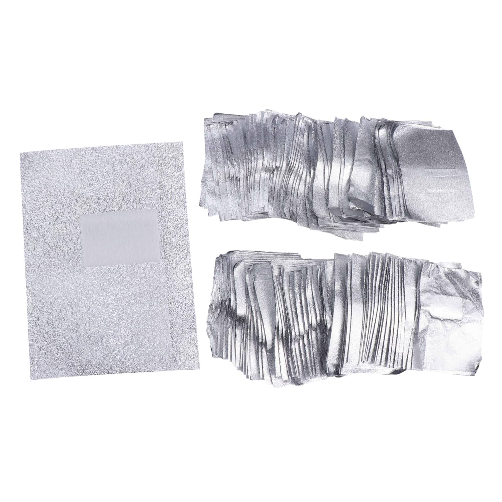 PartyKindom Nail Polish Remover Wraps 500pcs Set Foil Wraps for Manicures Nail Art Polish Remover Tin Foil Travel-friendly Disposables