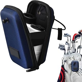 Golf-avståndsmätare hårt skal fodral | hårt skalfodral för golf | avståndsmätare | hårt skalfodral för golfvagnramar och vagn, snabbband, bälteshål, presenter till golfare