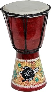40cm Djembe Trommel Bongo Schildkröte für Kinder/Anfänger Holzbongo Fair Trade