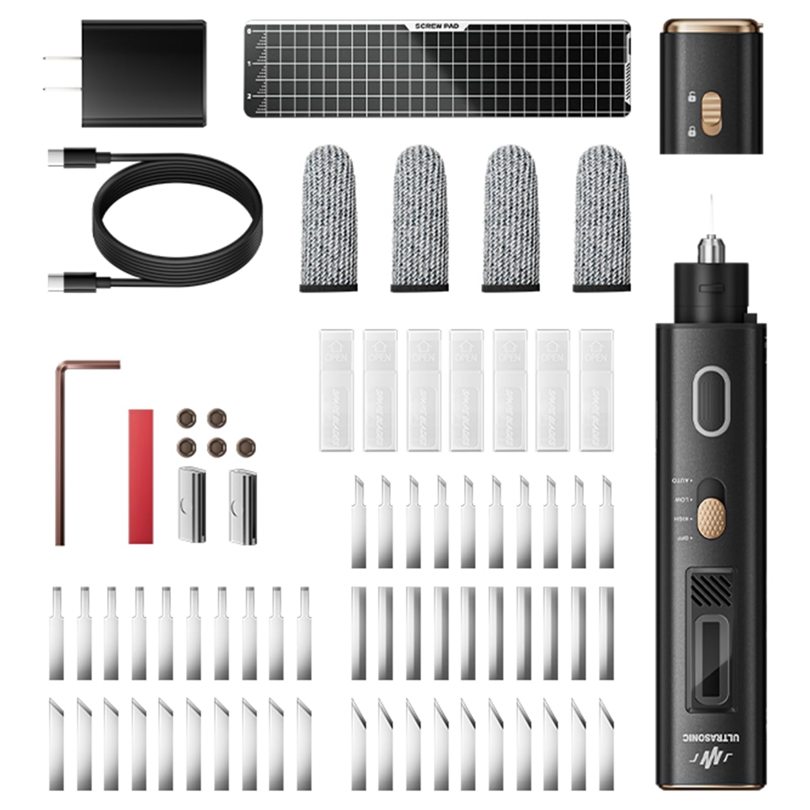 Amazon.co.jp: 2in1超音波カッタ一みがく、35wのハンドへルド超音波