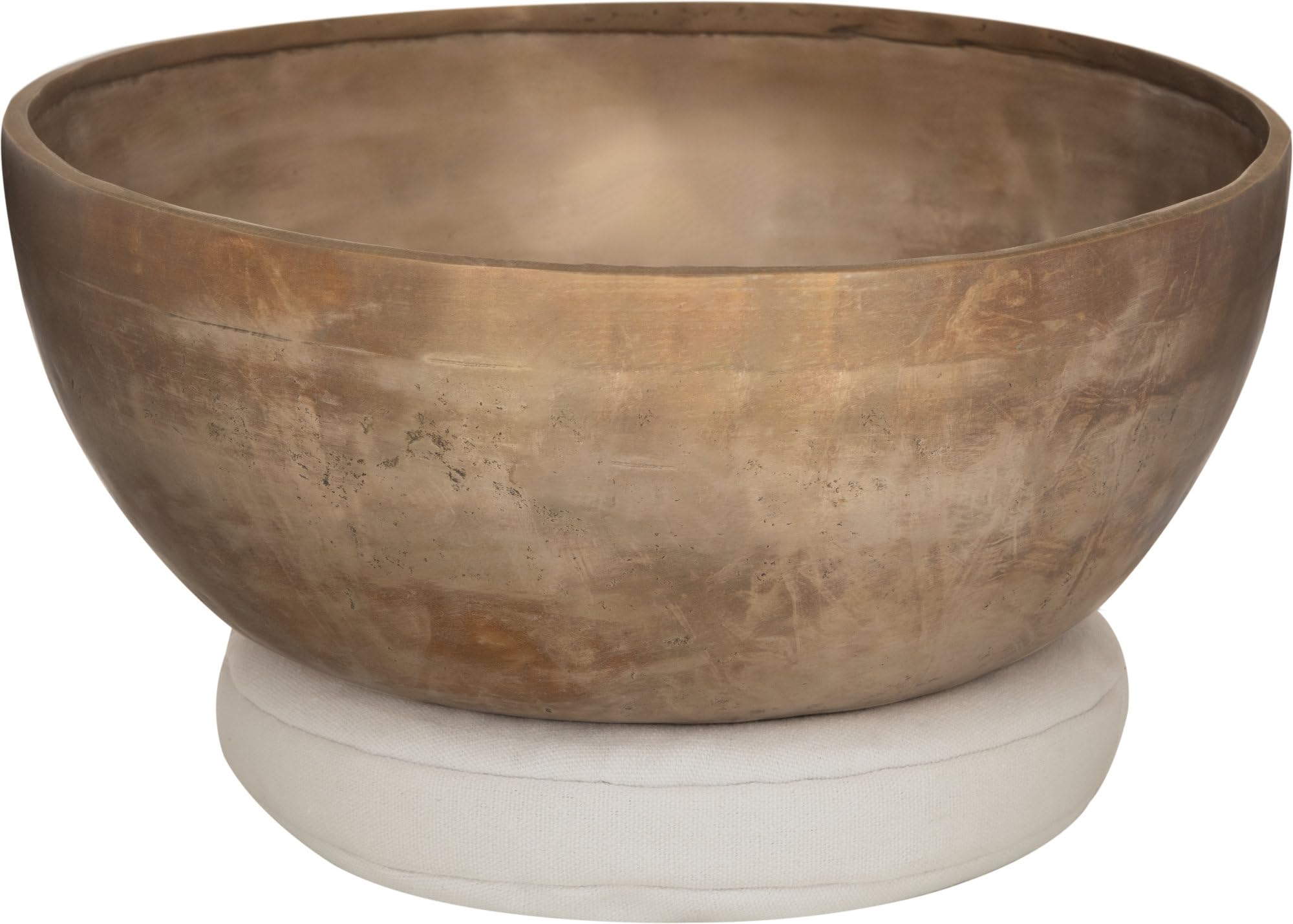 Cuscino di Grano Saraceno XDrum 21 cm in lino, riempito con grano saraceno. Diametro 21 cm. Ideale per preriscaldare campane tibetane, trasmette quasi tutte le vibrazioni.