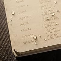 Vista 12 de Rite in the Rain Cuaderno de tapa dura resistente a la intemperie, 8 3/4" x 11 1/4", cubierta bronceada, patrón universal (No. 970TF-MX)