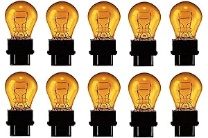 A Plus Parts House 3157A (Amber) Bulb Auto Bulb Automotive Bulb 10-Pack