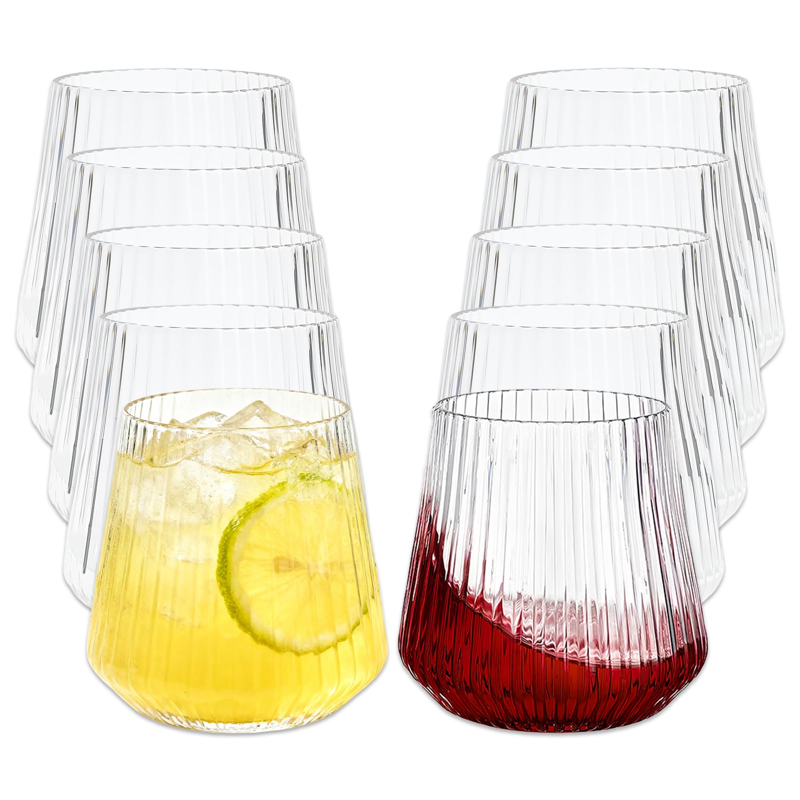 Bicchiere da vino in plastica