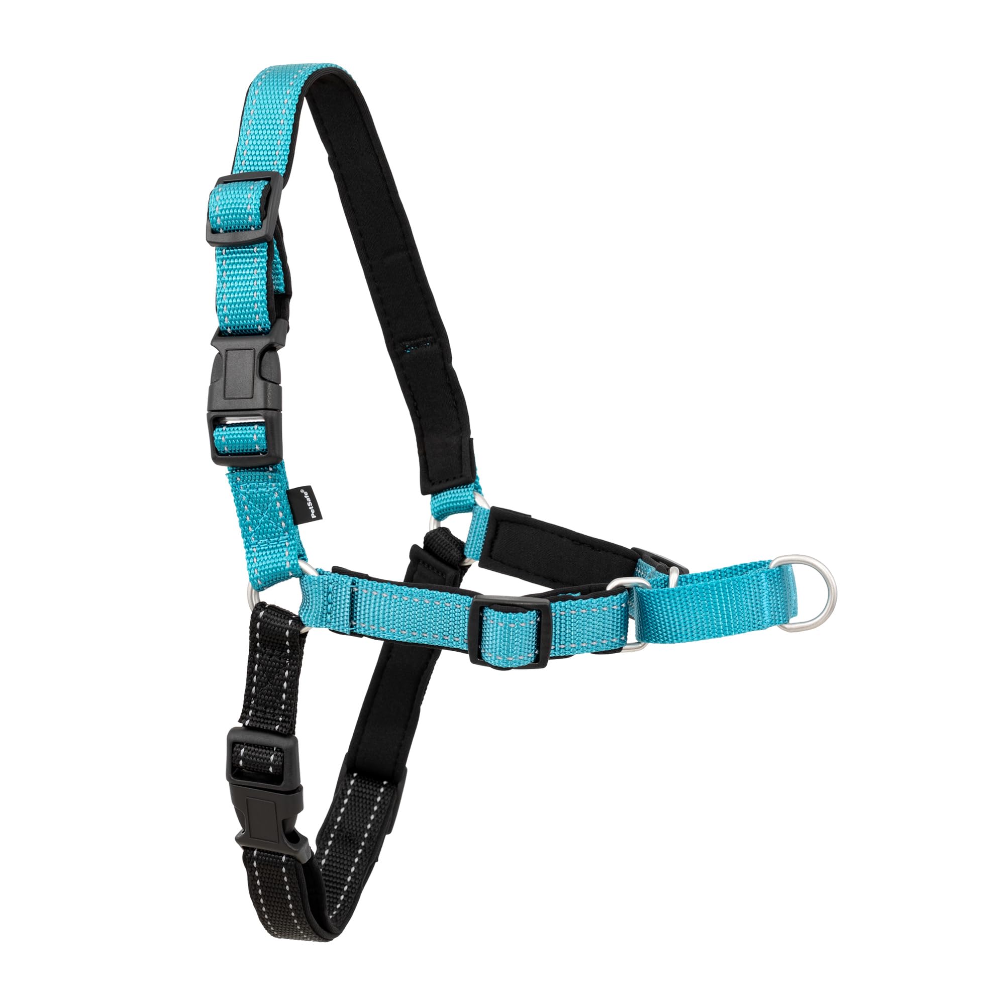 PetSafe Deluxe Easy Walk Harness - Trainer-Trusted Dog Chest Harness with Breathable Martingale Loop Design - Helps Stop Pulling with No Choking & Gagging - Large - Ocean