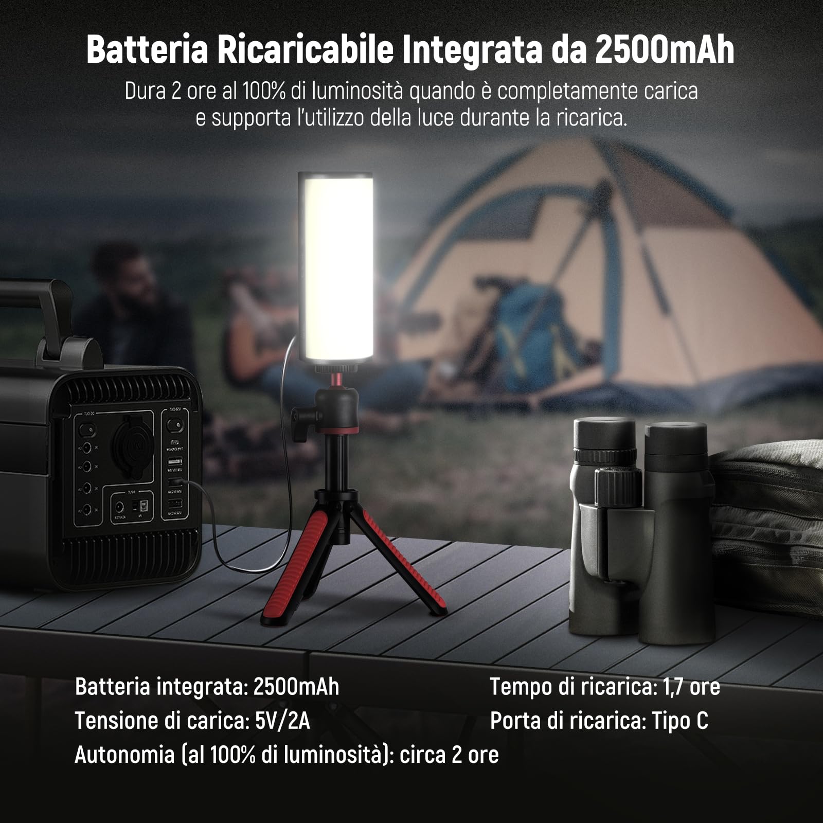 NEEWER BASICS Barra Luminosa Magnetica Portatile, Mini Luce Tubo LED RGB a 360°, Batteria 2500mAh, Dimmerabile 2500K-8500K, Light Stick per Studio Fotografia Riprese Streaming TikTok YouTube, TL96RGB