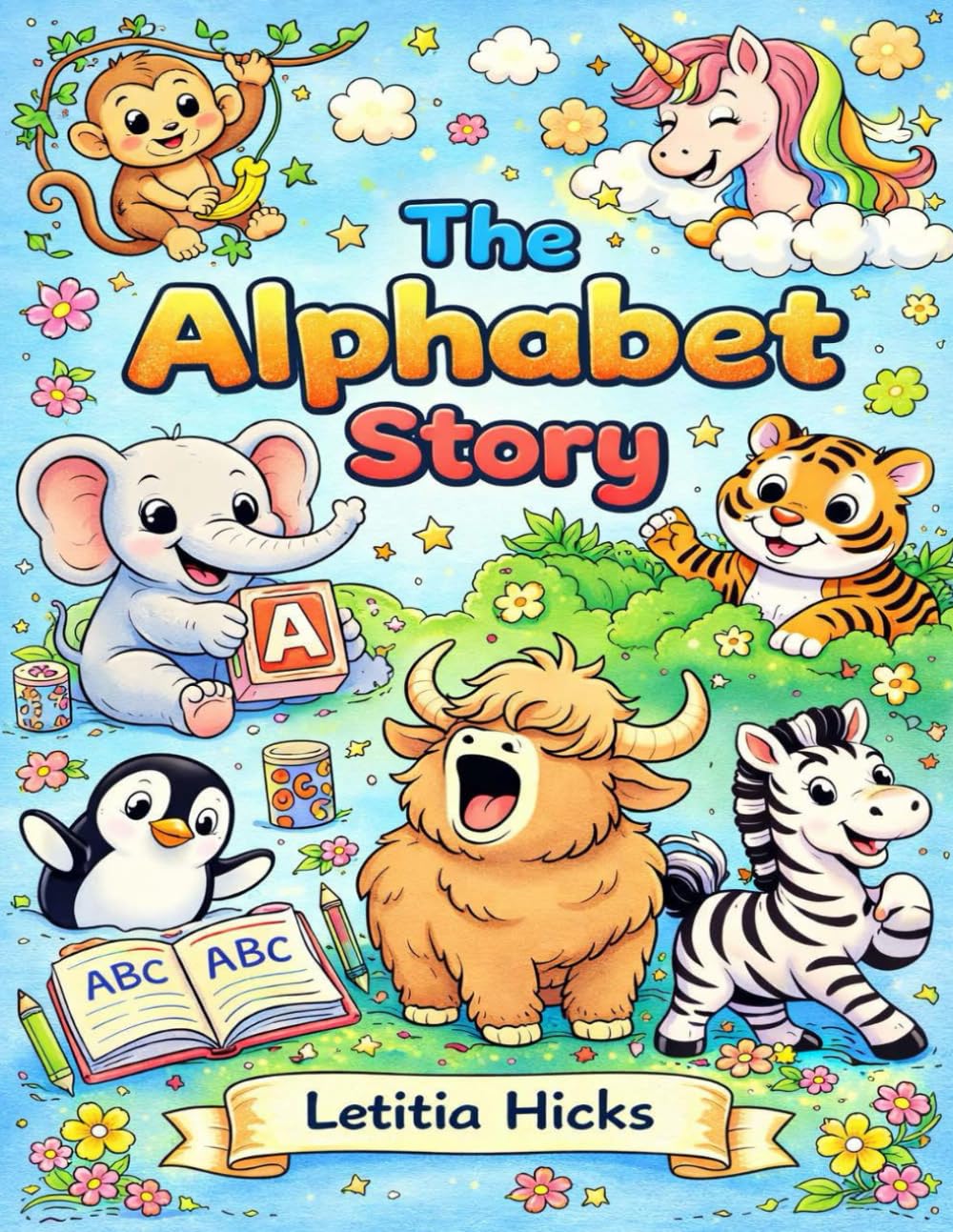 The Alphabet Story Coloring Book