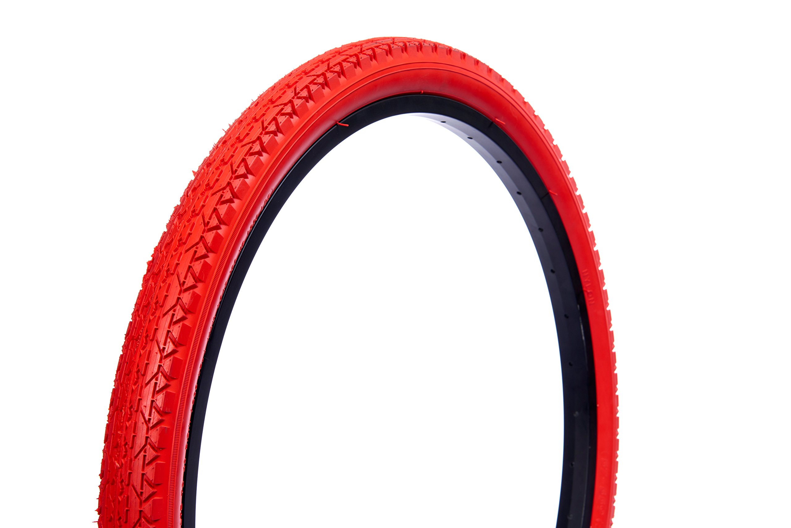 Wanda Beach Cruiser Tires, Red, 26