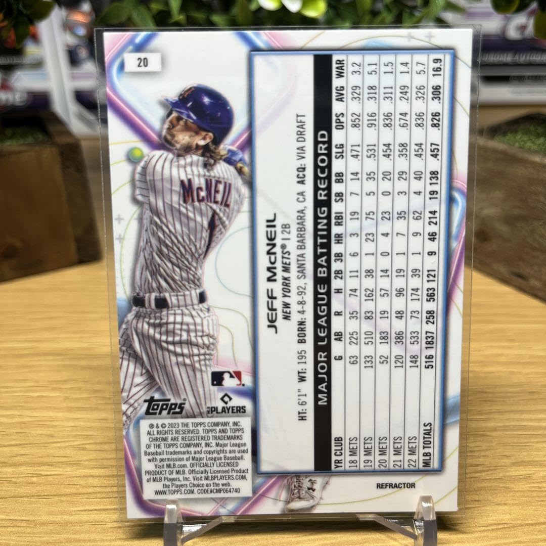 Amazon.co.jp: 2023 topps chrome cosmic ジェフマクニール : おもちゃ
