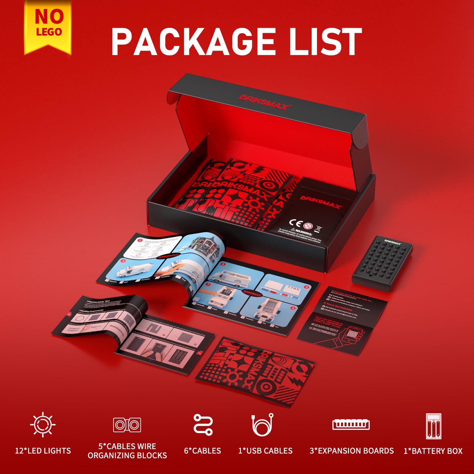 BRIKSMAX LED Beleuchtung für LEGO Postamt des Weihnachtsmanns 10339,kompatibles Licht Set für Bausteine - Ohne Lego Set, Premium Deko licht für Modellbau für Home Deko, Geschenk für Erwachsene