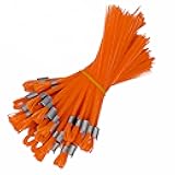 ACE Supply Orange Marking Whiskers - 25 Pack - Durable Marking Set - Use As Survey Stakes, Construction Markers, Or Trail Markers