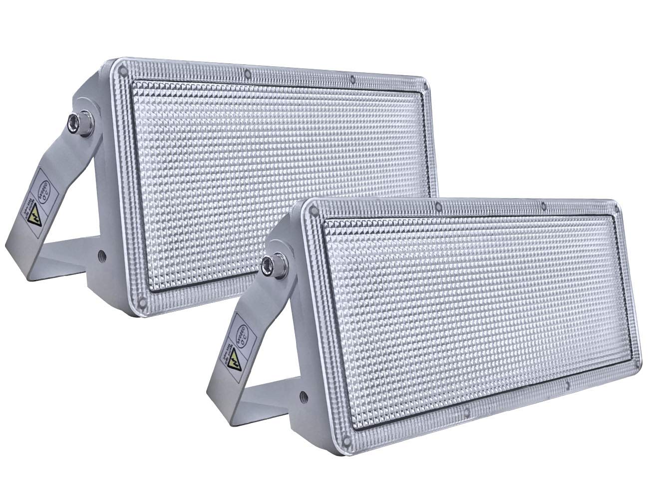 reflektor LED, 50 W, 5000 lm, bardzo jasny, reflektor zewnętrzny LED, 3000 K, klasa wodoszczelności IP67, 2 sztuki w zestawie