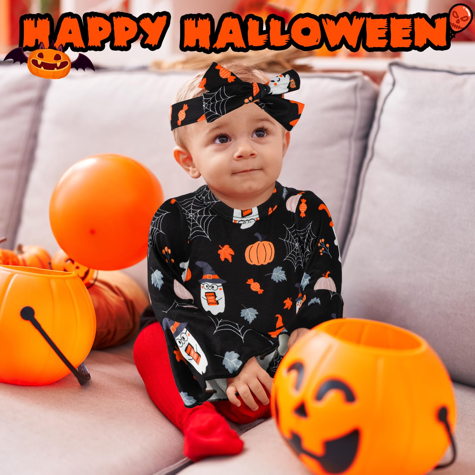 TAGVO Toddler Baby Boys Girls Halloween Costume 0-18 Months - Image 2