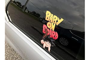 Dragon Ball Z Goku Baby on Board Bumper Sticker