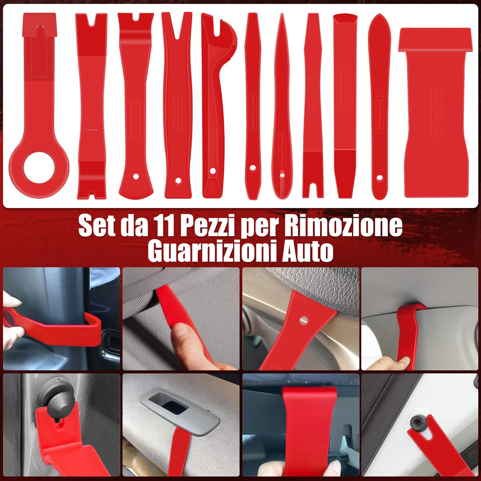 Sundpey Cassetta Attrezzi Completa 132 Pezzi - Set di Attrezzi Professionali per Auto - Kit Smontaggio Pannelli Auto - Set Attrezzi da Lavoro con Cassetto per la Casa e la Riparazione Fai Da Te
