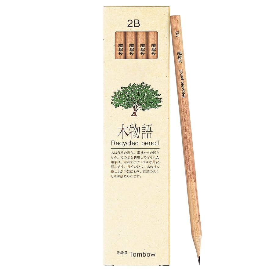 Amazon | トンボ(Tombow) 鉛筆 木物語 2B 1ダース LA-KEA2B