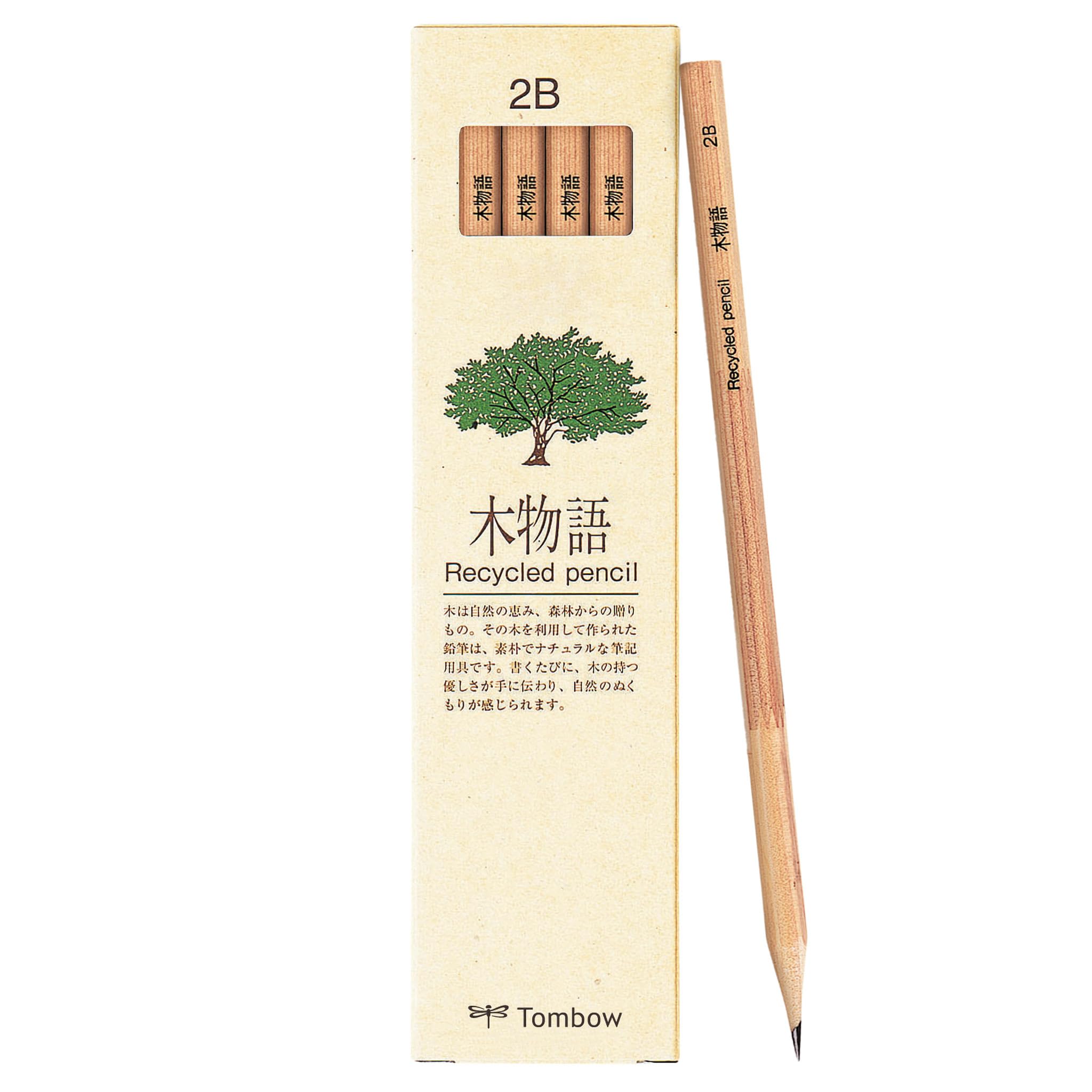 Amazon | トンボ(Tombow) 鉛筆 木物語 2B 1ダース LA-KEA2B
