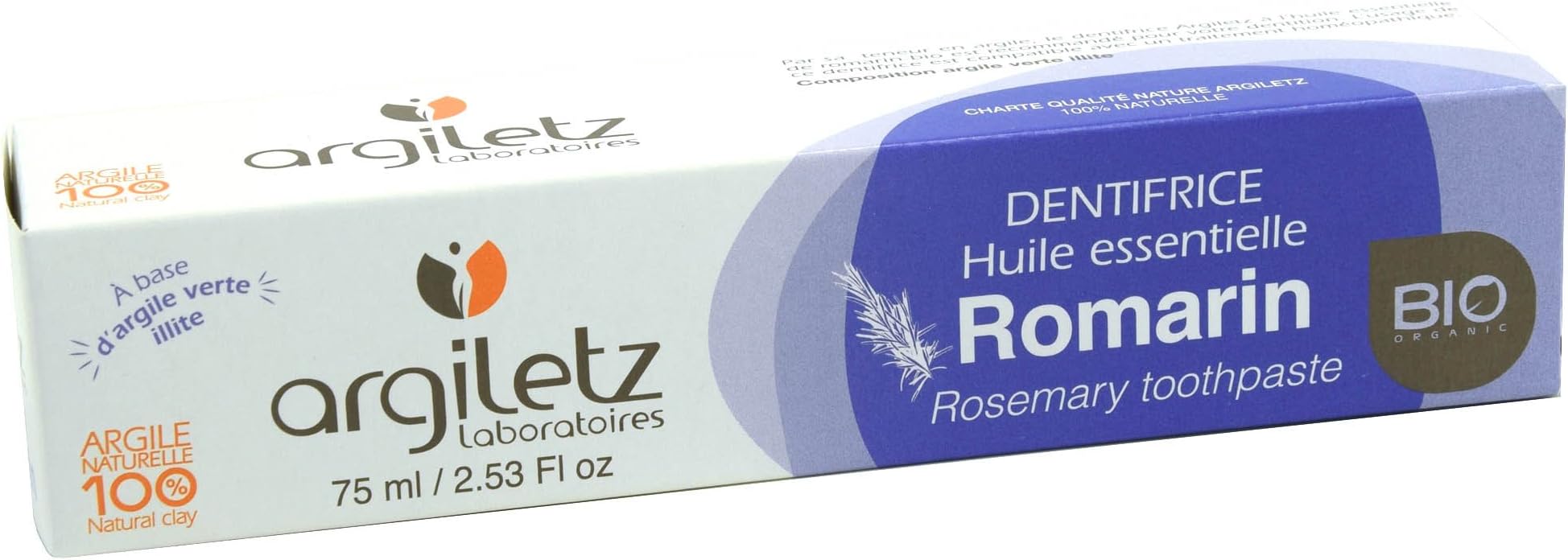 Argiletz Rosemary Toothpaste 75ml