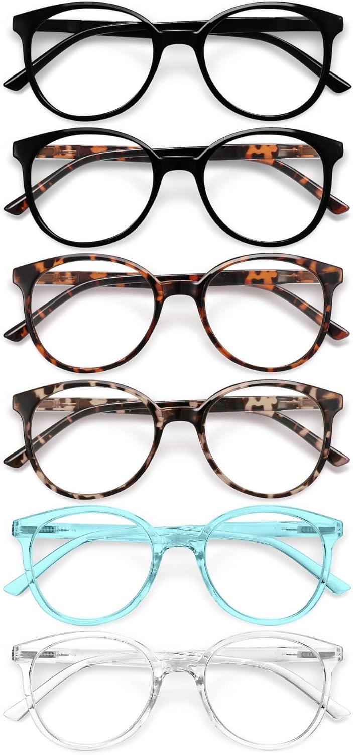 GIBLOGO Reading Glasses for Women/Men Eye Glasses Blue Light Reading Glasses Cheaters Eyeglasses