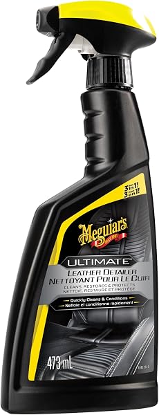 Meguiar's Leather Cleaner & Conditioner Spray - Gold Class - 3 in 1 with Protection - G10916C - 4
