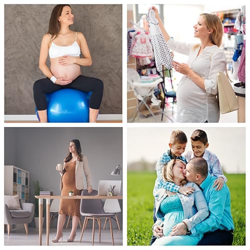 Miniatura 7 de Cinturón de apoyo de maternidad banda de apoyo 4 en 1 banda de apoyo para el vientre para mujeres embarazadas cinturón de maternidad ajustable con