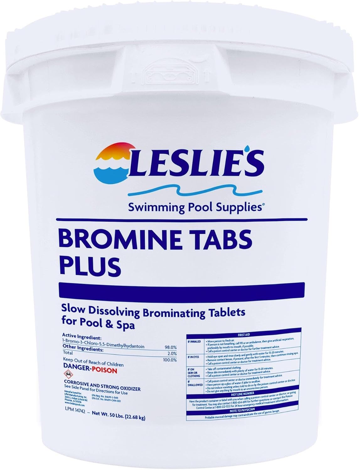 Leslie's Bromine Tabs Plus, 50 lbs LK006