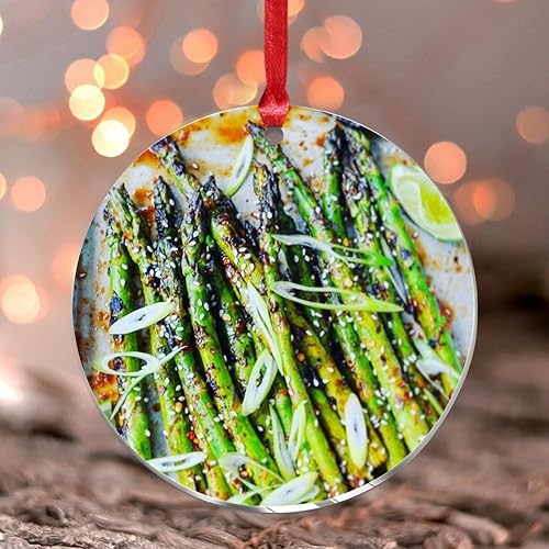 Vista 14 de Grill Master Meat Kebab Adorno de Navidad Deliciosa Comida Sabrosa Hornear Mariposa Árbol de Navidad Adorno Recuerdo Fruta Hamburgo Papas Fritas