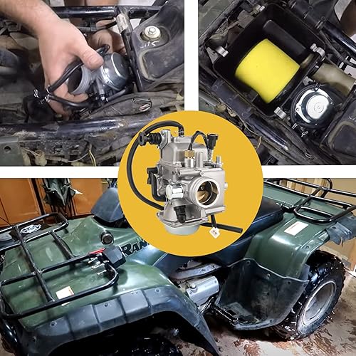 Miniatura 7 de Carburador TRX350 para Honda Rancher 350 TRX350 350ES 350FE 350FMTE 350TM 2000-2006 Carb