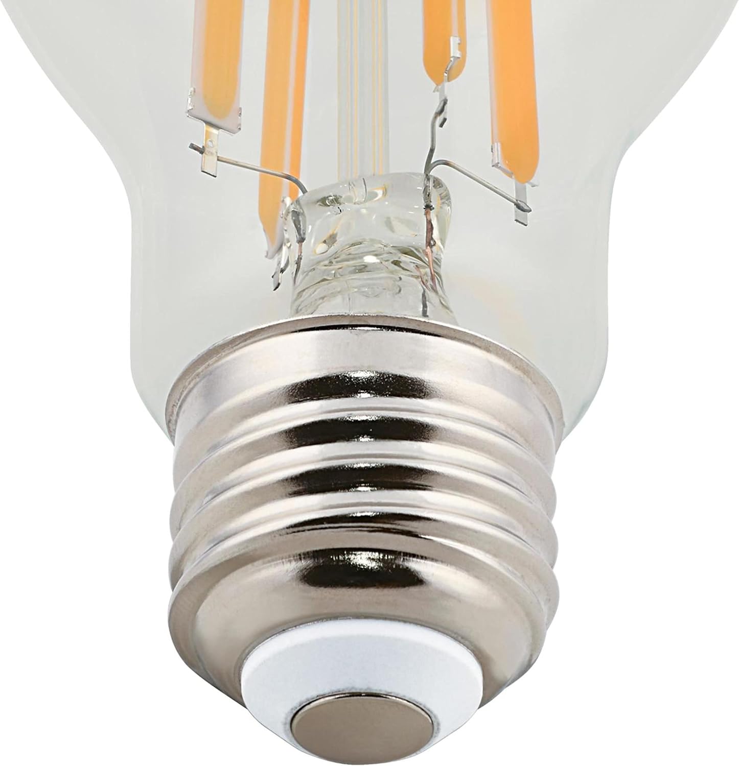 Westinghouse 5255020 10 Watt (100 Watt Equivalent) A19 Dimmable Clear Filament LED Light Bulb, Medium Base, 6 Pack
