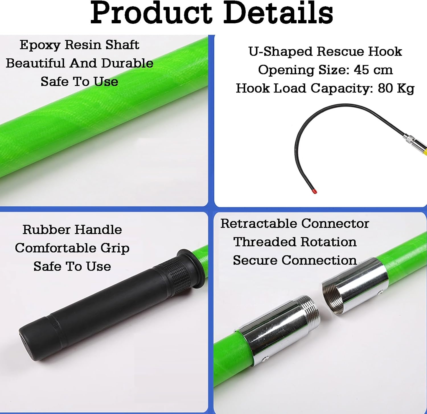 High Voltage Insulated Hook for Electrical Cabinets - Safety & Fire Protection Solutions for Substations and Power Facilities