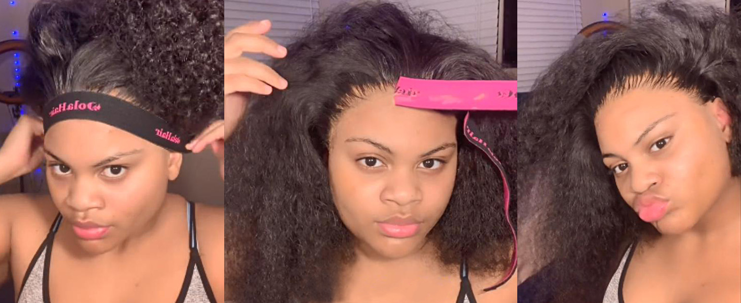 Wig Band Set Für Lace Perücken – Mit HD-Hauben, Kämmen & Elastischem Melt Band Im Leopardenprint