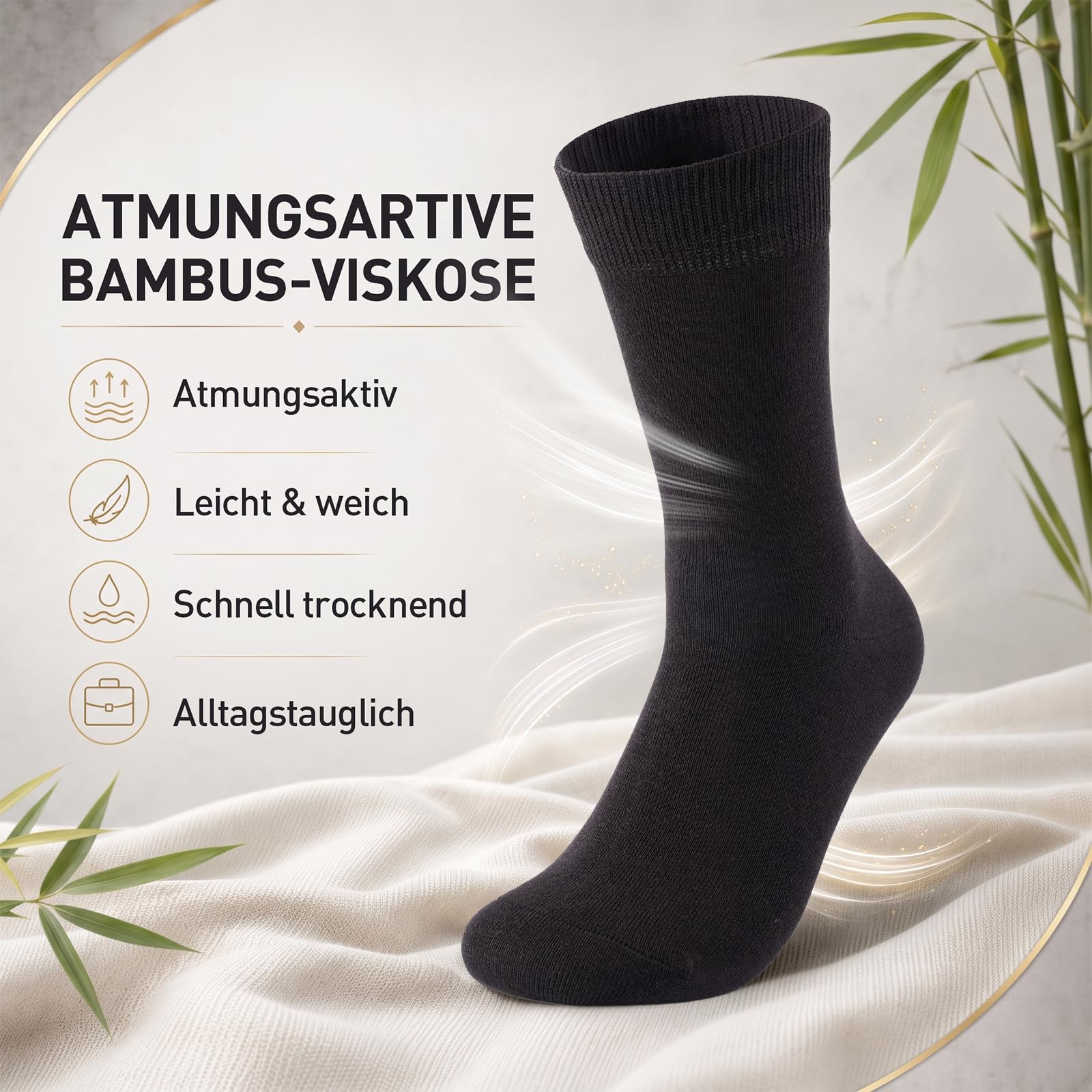 SukModen Business-Socken Herren Damen 10/20 Paar Büro Alltag