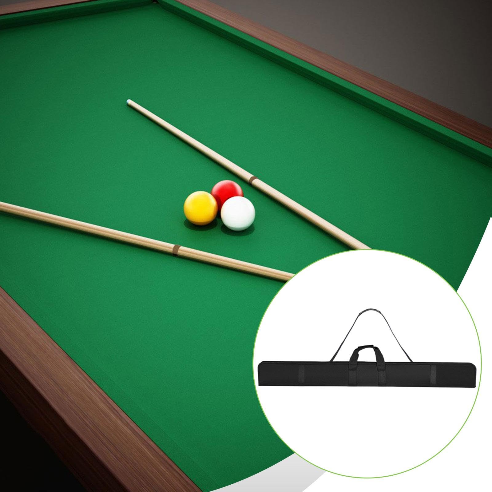 Harilla Étui de Queue de Billard 3/4 Portable de 130 cm, bandoulière réglable, étanche, résistant à l'usure, léger, Housse de Protection