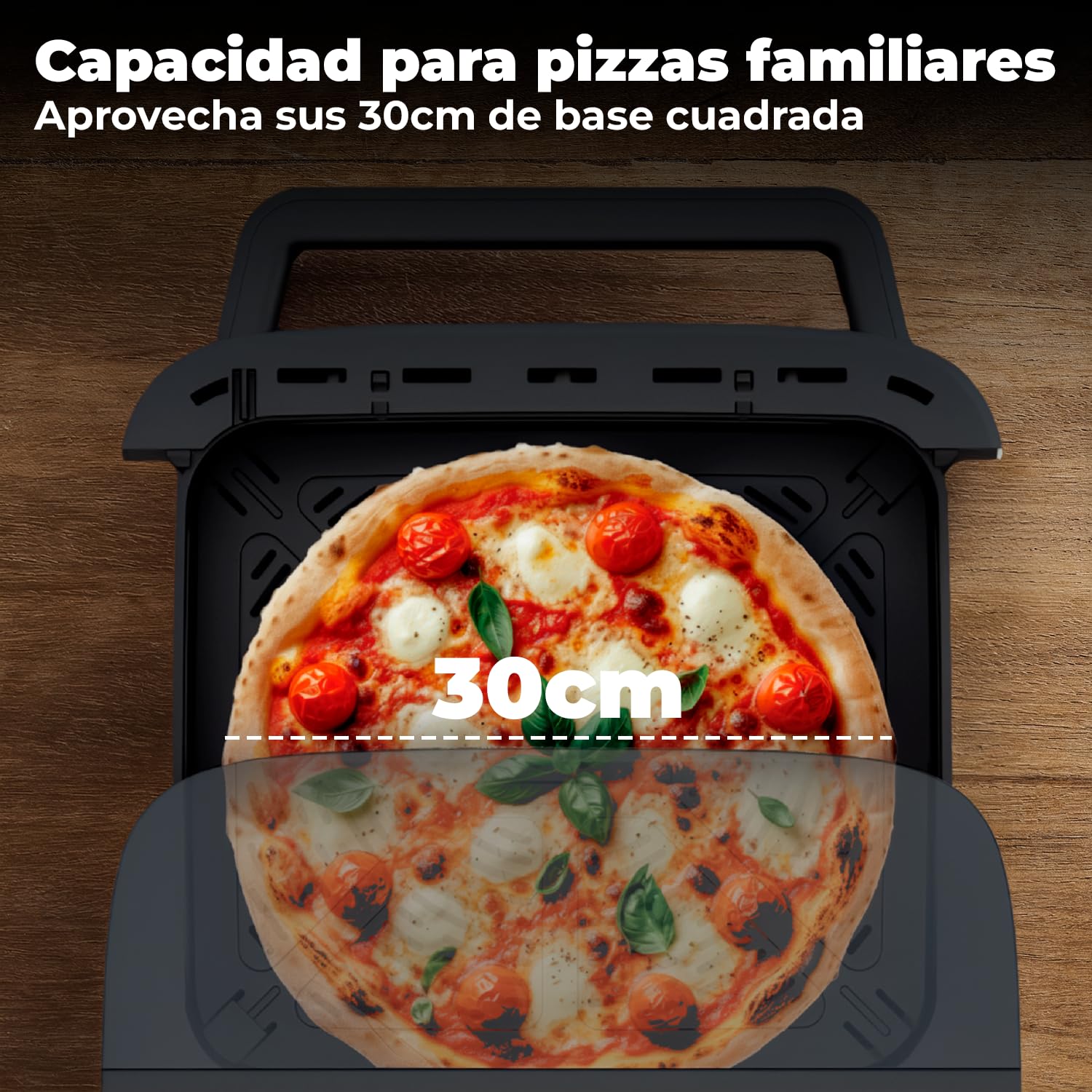 FAGOR Naturfry SmartCrust podwójna rezystancja frytkownica powietrzna, moc 2200 W, pojemność 7 l, ekran dotykowy LED, 10 wstępnie ustawionych menu, regulacja temperatury 40-230 stopni Celsjusza