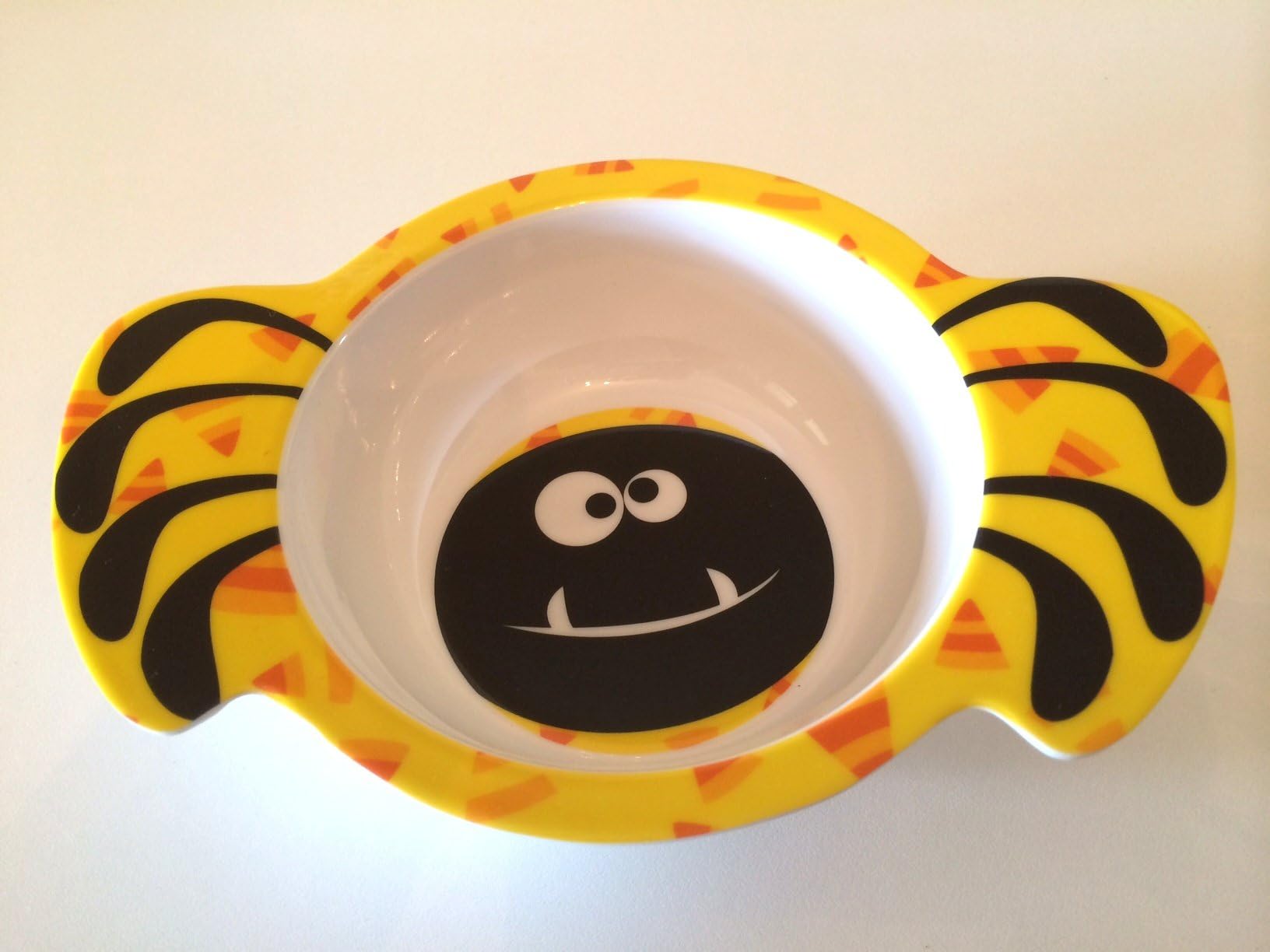 Halloween Melamine Snack Plates & Bowls: Skeleton, Spider & Frankenstein (Spider, Bowl)