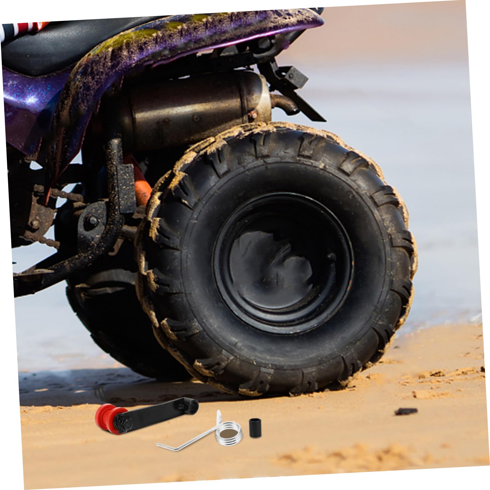 ULTECHNOVO 4piezas Tensor De Cadena De Motocicleta Para Atv Rodillo De Tensión Para La y Estabilidad